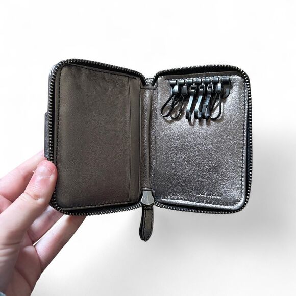 Burberry | Perforated Leather Morley Mini Wallet - Picture 3 of 6